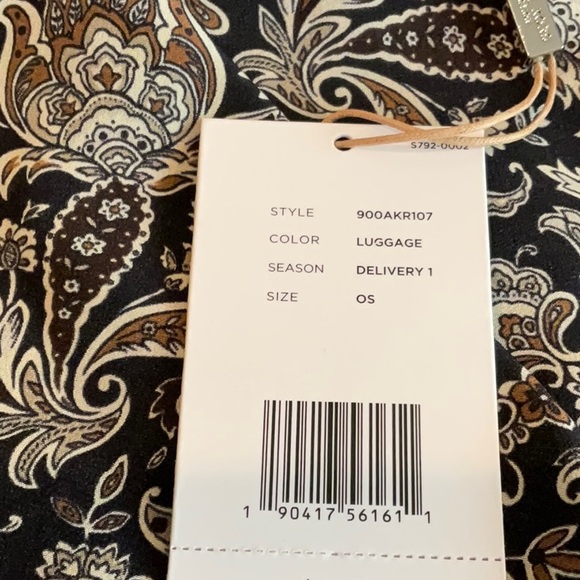 Micheal Kors Collection paisley square scarf - Picture 2 of 3